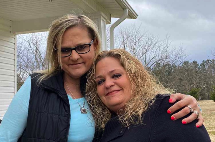 Sisters’ bone marrow procedure decades ago means perfect match for kidney transplant